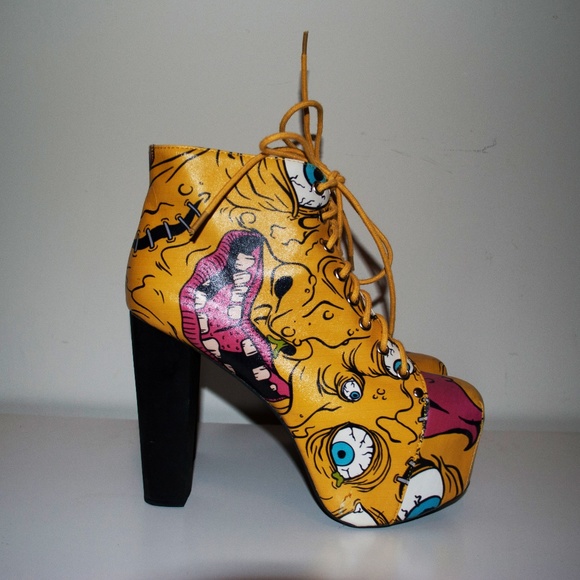 Jeffrey Campbell Shoes - Jeffrey Campbell - Lita Bootie - Monster